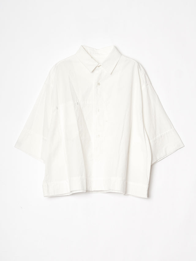 サークルショートシャツ -01.off-white