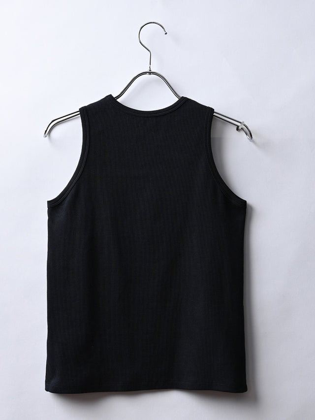 RIB TANK-TOP - 09.black