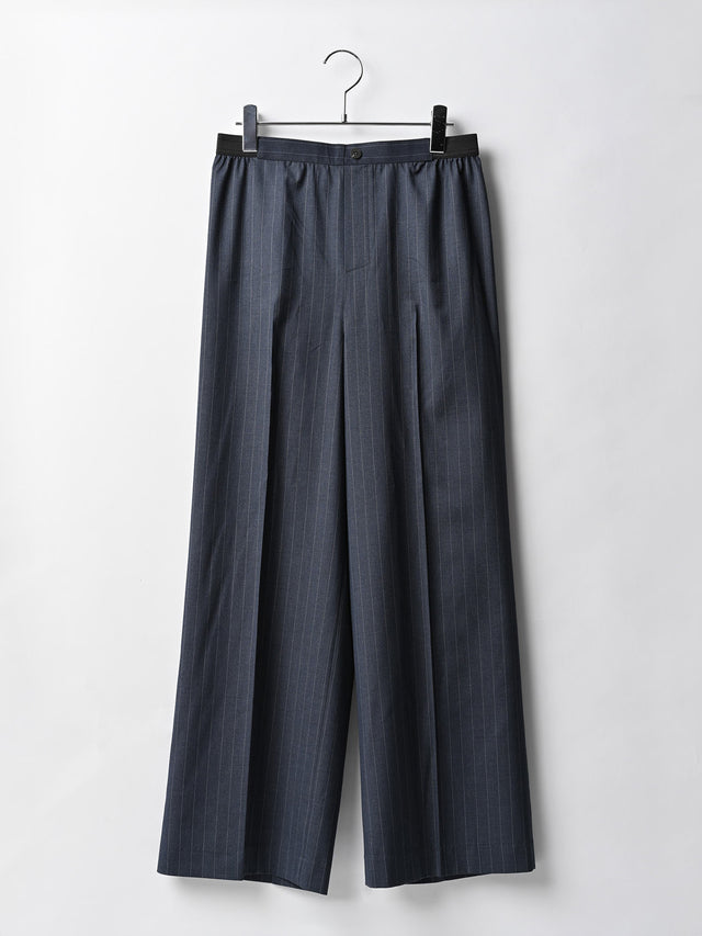 STRIPE PANTS - 64.navy