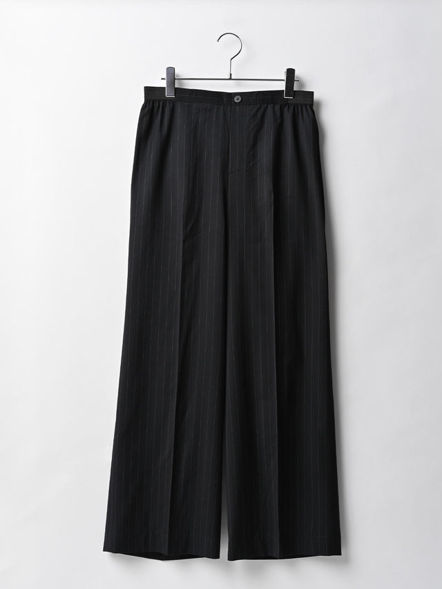 STRIPE PANTS - 09.black