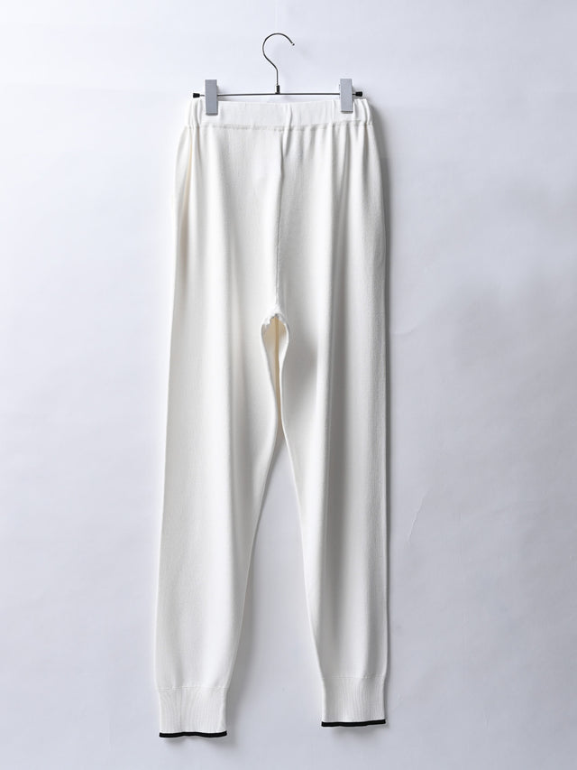 SPRING KNIT PANTS - 01.off-white