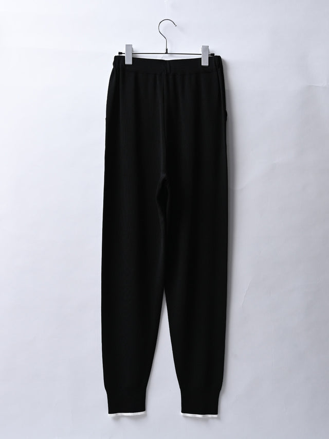 SPRING KNIT PANTS - 09.black