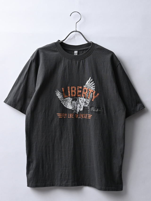 "WILD" T-SHIRT - 07.charcoal gray