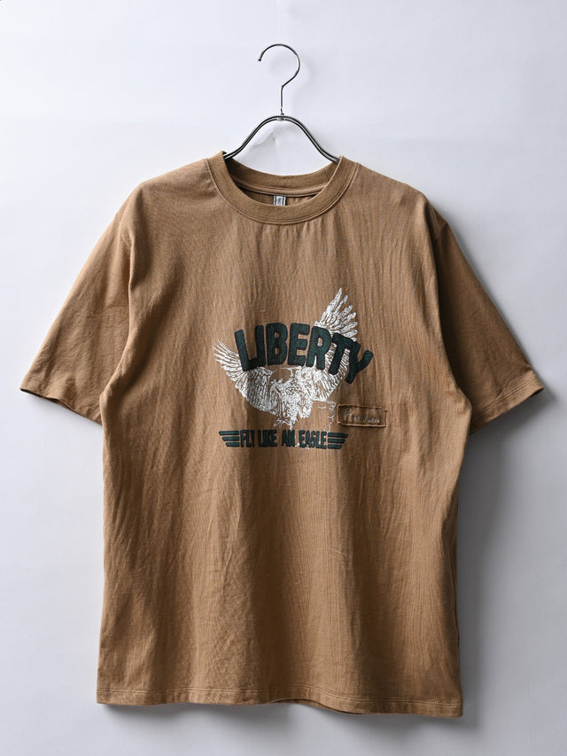 "WILD" T-SHIRT - 84.camel