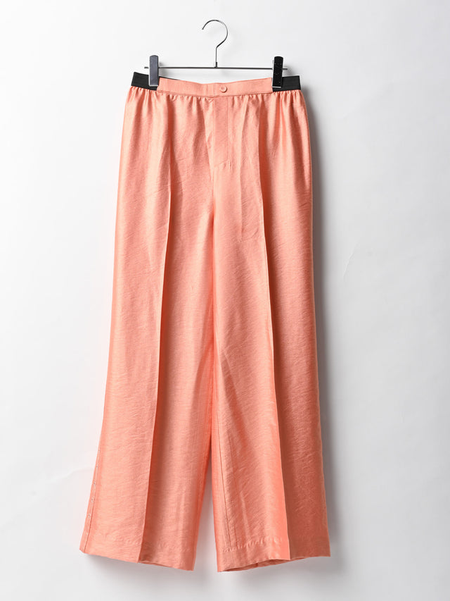 SATIN PANTS - 30.salmon