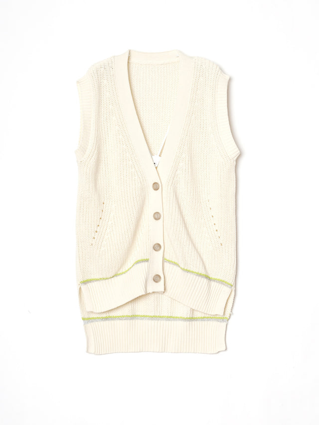 ニットベスト -01.off-white