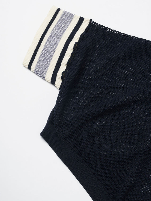 ショート2WAY TOPS -64.navy