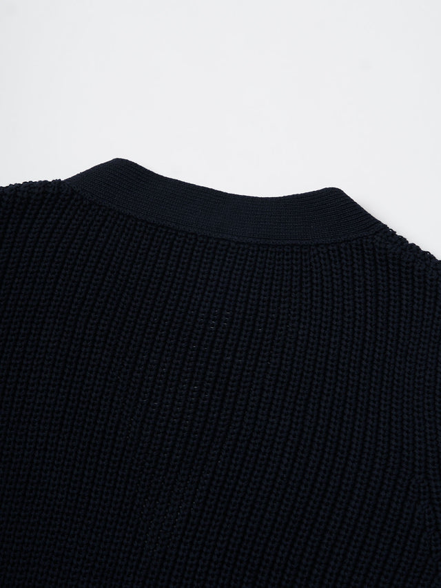 ニットベスト -64.navy