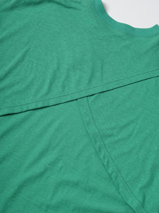コットンスラブバックシャンTシャツ -74.green