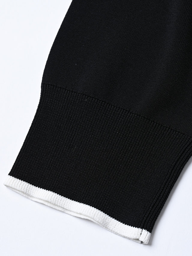 SPRING KNIT PANTS - 09.black