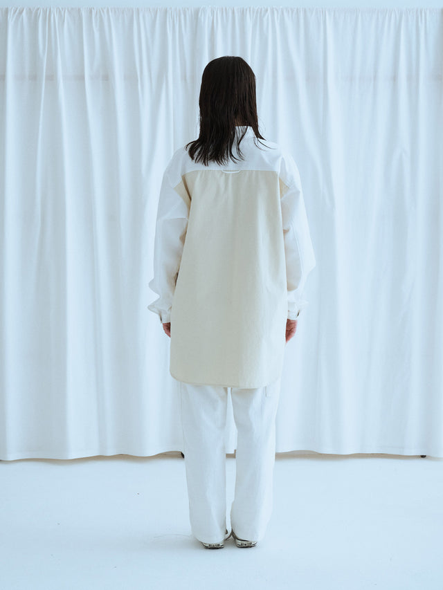 シンプルポッケシャツ - 01.off-white