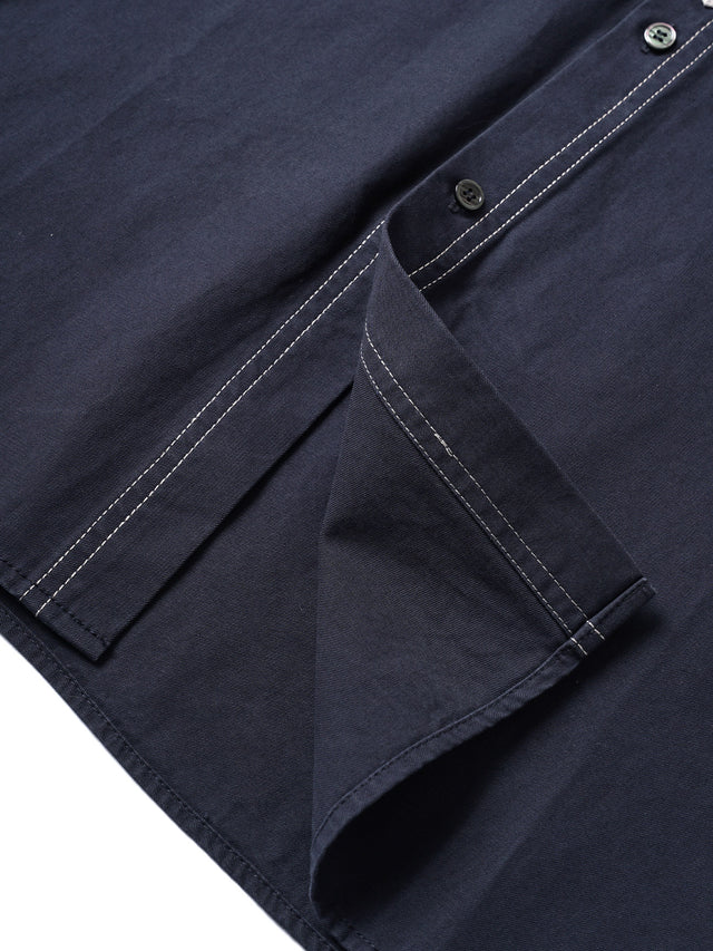 シンプルポッケシャツ - 07.charcoal gray