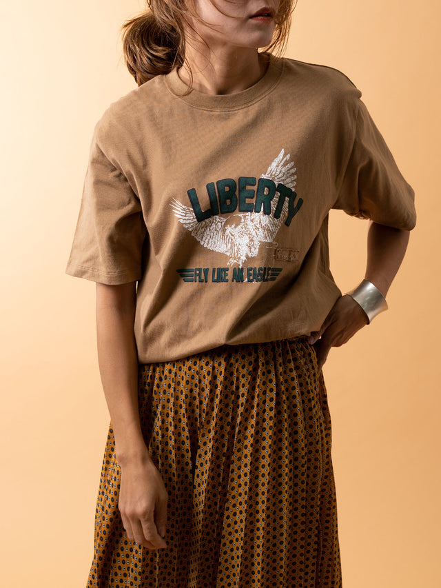 "WILD" T-SHIRT - 84.camel